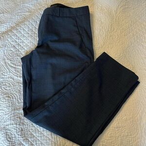 Women’s Banana Republic Blue and Black Plaid Trousers - Size 4